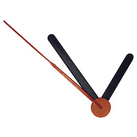 RAYHER - 8931501 UHRZEIGER- Std.-Min.- & Sek.Zeiger 37 x 53 MM-Individually Packed - 1 Set-Black