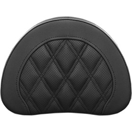 Saddlemen 051344 Half-Moon Sissy Bar Pad for Road Sofa LS Seat - 10in. x 8in. - Black