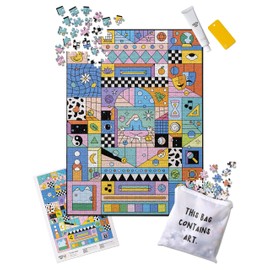 Pieced Out ‘The Mind’ 500 piece Frameable Jigsaw Puzzle for Adults, Premium 100% Recycled Card, Including Puzzle Glue, Scraper Tool, High-Res Puzzle Guide and Puzzle Bag