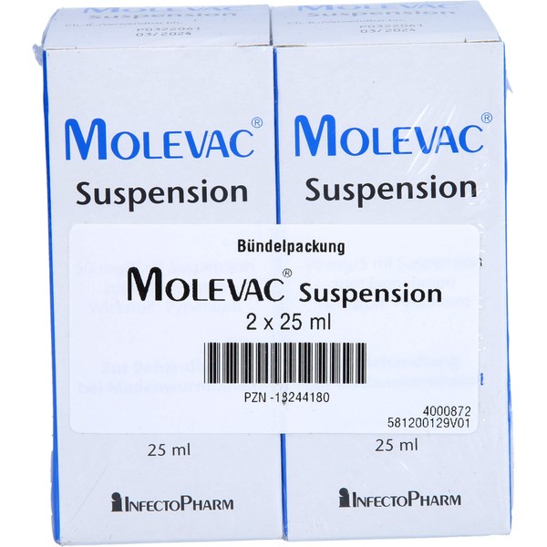 Molevac Suspension, 2X25 ml SUE