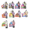 Korean traditional famous tourist attraction color Taegeuk mini nail clippers small 10-piece set, 1 set, mixed colors / 한국 전통 유명 관광지 컬러 태극 미니 손톱 깎이 소 10종 세트, 1세트, 혼합색상