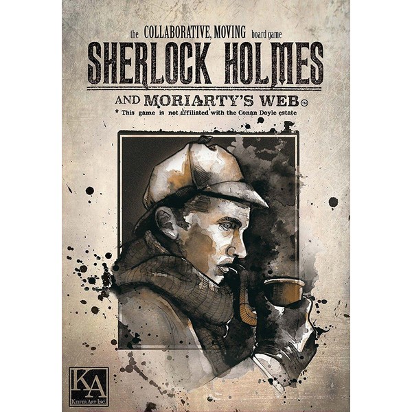 Keifer Art Sherlock Holmes and Moriarty's Web