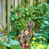 Garden Statue Dinosaur Eating Goblins Resin Art Sculpture for Outdoor