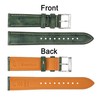 Gomvadr Quick Release Leather Watch Band, Two Tone Oil-tanned Leather