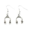 Headphone Earrings Miniblings Headphones DJ Music Band Speaker Silver
