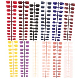 WOONEKY Sets Women's Press Square Nails Diy Manicure Kits Fake Nails for Daily Use