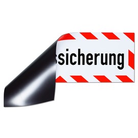 LOHOFOL Magnetic Sign Traffic Safety | Magnetic Sign | Available in Three Sizes (35 x 11 cm)