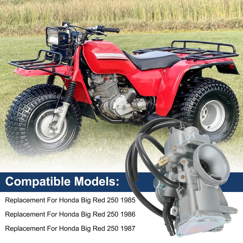 RALBDX Carburetor Carb Compatible with Honda Big Red 250 ATC250ES