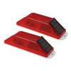 2 PCS Solar Warning Light 200mAh Light Control Waterproof Barricade