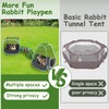 YUEPET Outdoor Visual Rabbit Tunnel Toys Pop up Bunny Enclosure