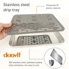 duoyif Stainless Steel Drip Tray, Bar Drip Tray, Made of