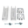 Sturdy Built (2) 8" Galvanized Vertical Bunk Bracket Kit for