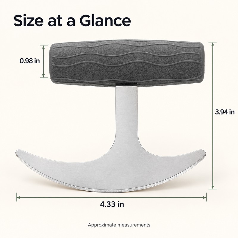 Adaptive Rocker Knife with T-Handle – Non-Slip Ergonomic Knife for