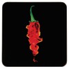 Premier Housewares Flaming Chilli Cork Coasters, 10 x 10 cm