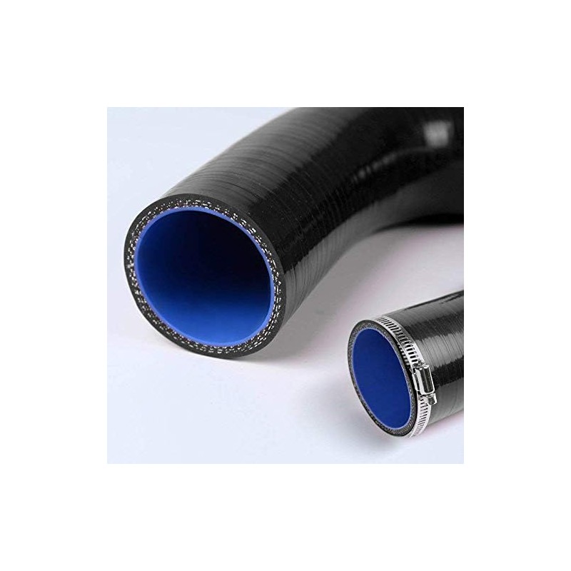 G-PLUS High Performance 3-Ply Silicone Radiator Heater Hose Clamps Kit