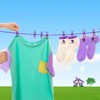AIMALL 12 Clips Camping Rope Peg Washing Clothes Line, 174cm