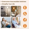 SURAIELEC Remote Control Outlet, Wireless Light Switch - Keychain Remote,