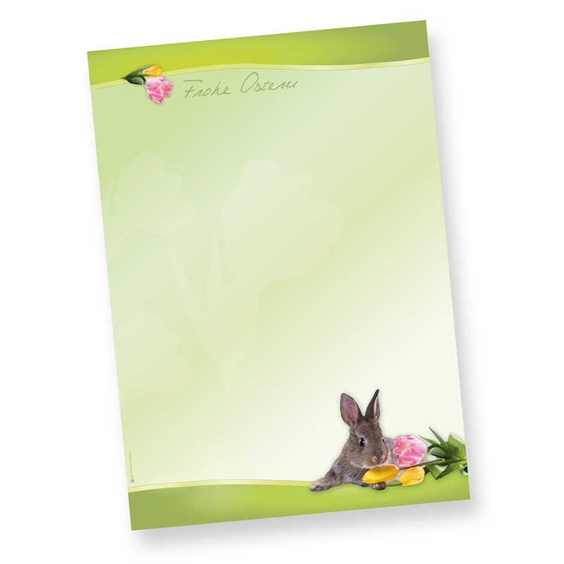 Writing Paper Set A4 Easter Easter Bunny (10 Sets Without