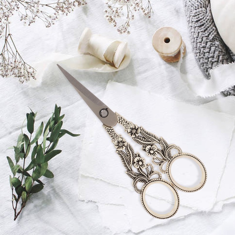 Craft Scissors Stainless Steel Durable High Sharpness Effort Saving Wide