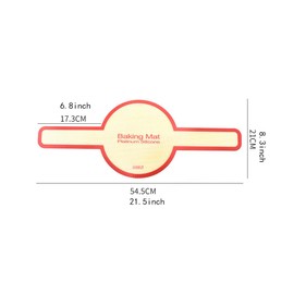 lzdycu Silicone Sling Baking Mat. Silicone Baking Mat for dutch oven.With Extra Long Handles Heat Resistant Dutch Oven Liners for Placing Sourdough Bread.(Grey)