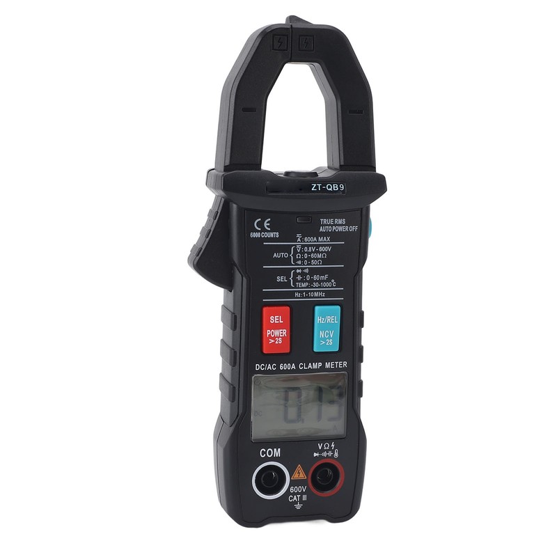 Digital Clamp Multimeter Portable Full Automatic Smart AC DC Current