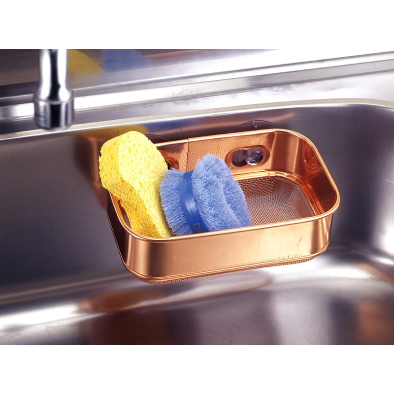 エポラス 銅 メッシュ たわし入れ （銅製 スポンジラック）