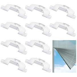 Colingmill 10 Pcs Lift Handle for Cordless Honeycomb Cellular Shades Blind Clips for Cordless Bali Blind Cellular Shades Handle