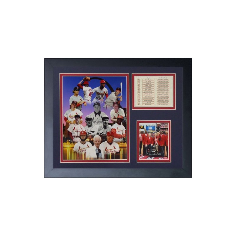 Legends Never Die St. Louis Cardinals Retired Numbers Framed Photo