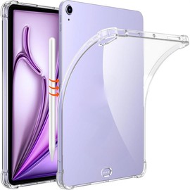 Clear Case for Pad Air 6th 11 Inch (M2) 2024, Pad Air 5th/4th Generation 10.9 Inch (2022/2020), Case with Soft TPU Reinforced Corner, Anti-Scratch Case for Pad Air 11 in & Air 10.9 in, Clear
