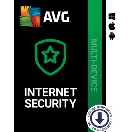 AVG Internet Security 2024 | Multi-device | 10 Devices | 1 Year | PC/Mac/Android |ESD