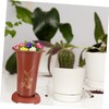 Sosoport 2 Large Ceramic Orchid Pots for Plants Drainage Holes