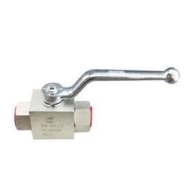 Taixin Hydraulic High Pressure Ball Valve 1/2'' NPT 5800PSI Hydraulic Valve Shut-Off KHB Hydraulic Ball Valve