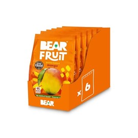 BEAR Fruit Mango - Sharing Pack - Gently Baked Fruit - Healthy - Vegan - 6 x 100g
