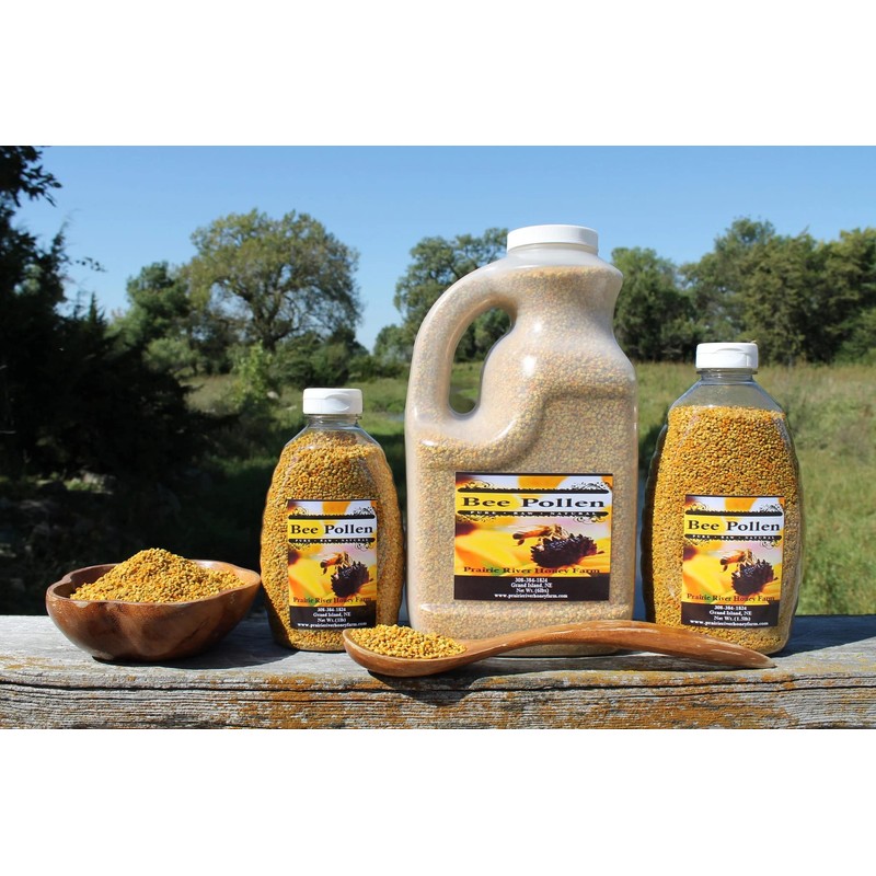 Fresh Bee Pollen Raw Nebraska Bee Pollen 1.5lb Jar