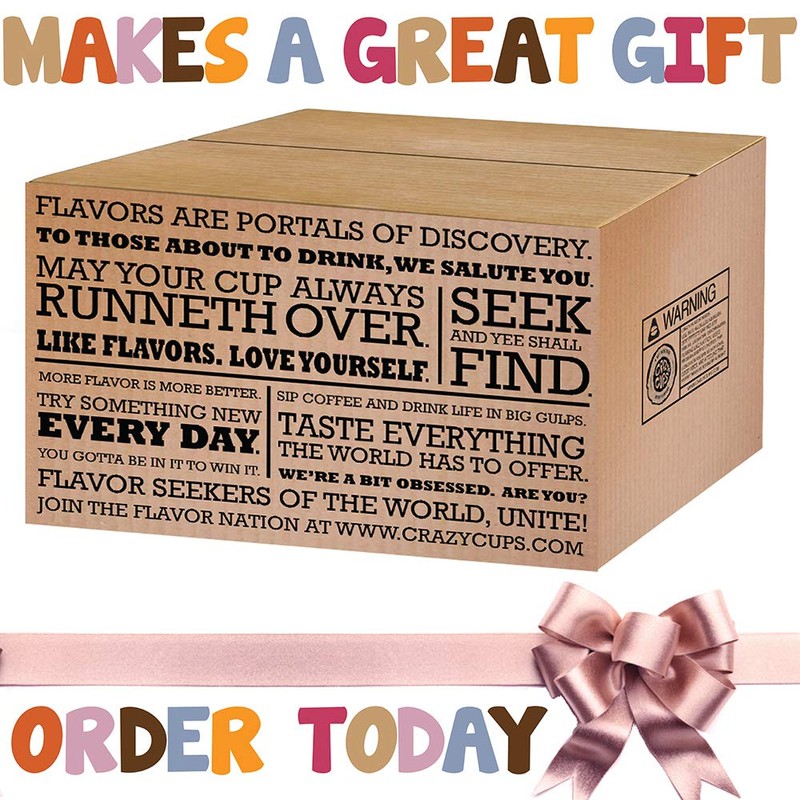 Crazy Cups Flavored Decaf Coffee Single Serve Cups For Keurig