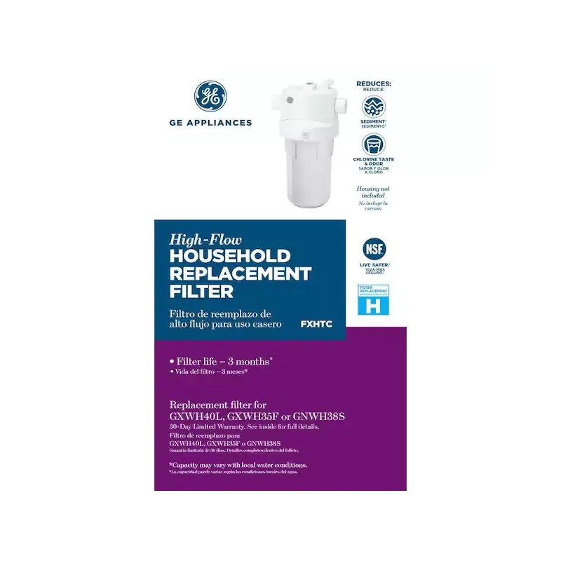 GE FXHTC 25 Micron 10 x 4.5 Universal Fit Whole