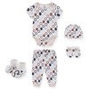 BIGBIGKISS Baby Boys Girls 17 Piece Cotton Layette Set Unisex