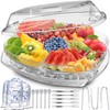 Premium Chilled Serving Tray for Parties - 15" Ice Chilled