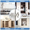 CVIUYO 10 Pcs 35mm Soft Close Kitchen Cabinet Hinges, Concealed