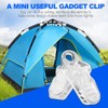 Zerone 20 pcs Tent Tarp Clips,Heavy Duty Windproof Awning Poles