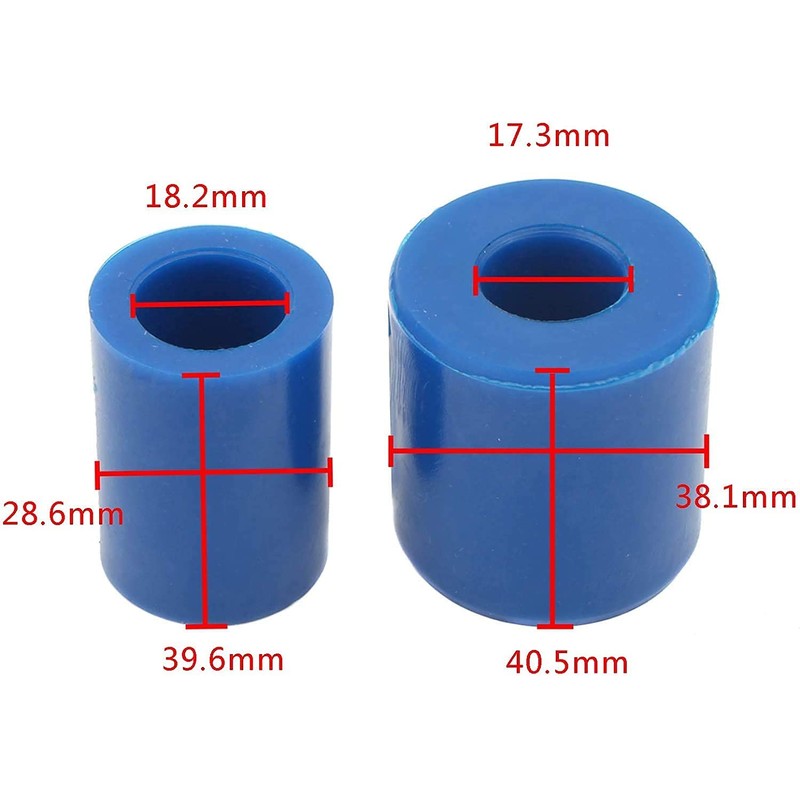LisylineAuto Hood Roller Bushing Kit and Hood Bumper Bushings for