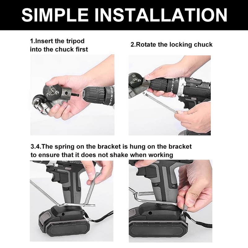 NORTOOLS Electric Drill Plate Cutter,Sheet Metal Cutter Drill Attachment,Metal Nibbler