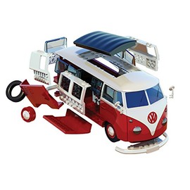 Airfix J6017 Quickbuild VW Camper Bully, Red Volkswagen Model kit