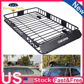 64" x 39" x 6" For Kia Rooftop Cargo Carrier Cross Rack Basket Luggage Holder