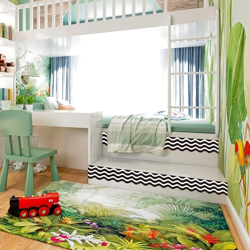 Black White Stripe Bulletin Board Border Trim for Classroom Decoration