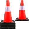 Unbranded Safety Cones Traffic Cones 18" Orange Reflective Collars Road Cones 5PCs