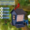 LSCQYYCC-Bird Feeder Squirrel Proof Metal Hanging for Outdoor Wild Bird