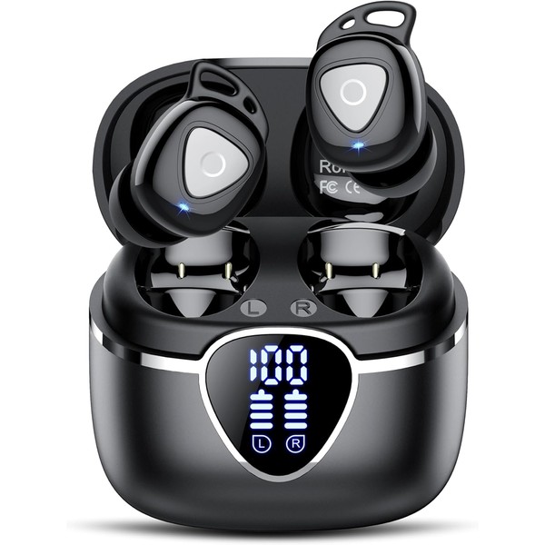 buwy Bluetooth Headphones, Wireless Bluetooth 5.3 In-Ear Headphones, Noise Cancelling