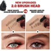 Liquid Eyebrow Brush, Drop Shape Angled Liquid Microblading Eyebrow Pen,