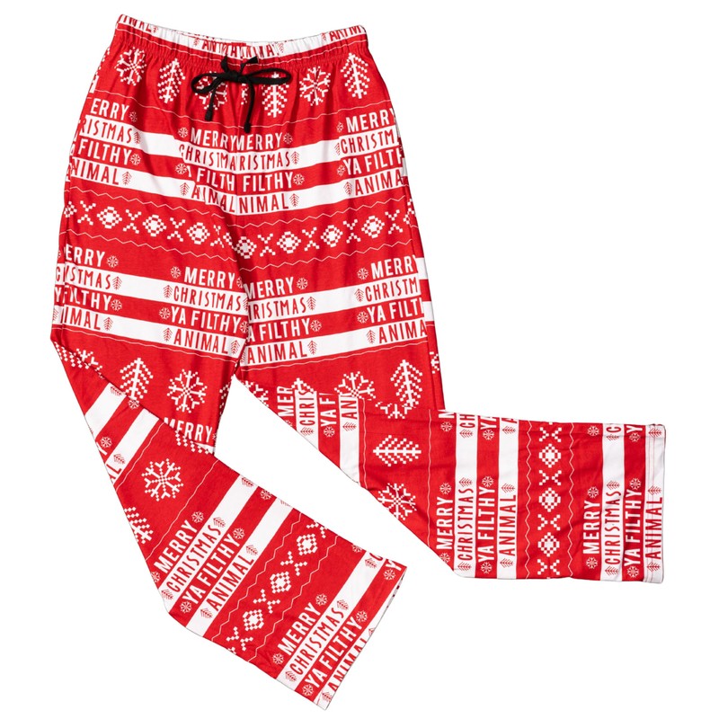 Ya Filthy Animal Merry Christmas Adult Sleep Lounge Pants -